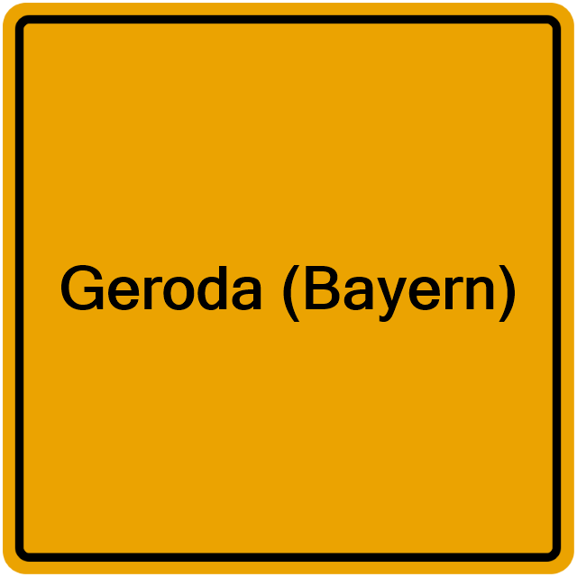 Einwohnermeldeamt24 Geroda (Bayern)